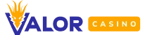 ValorBet: Official brand logo in the footer of the casino website